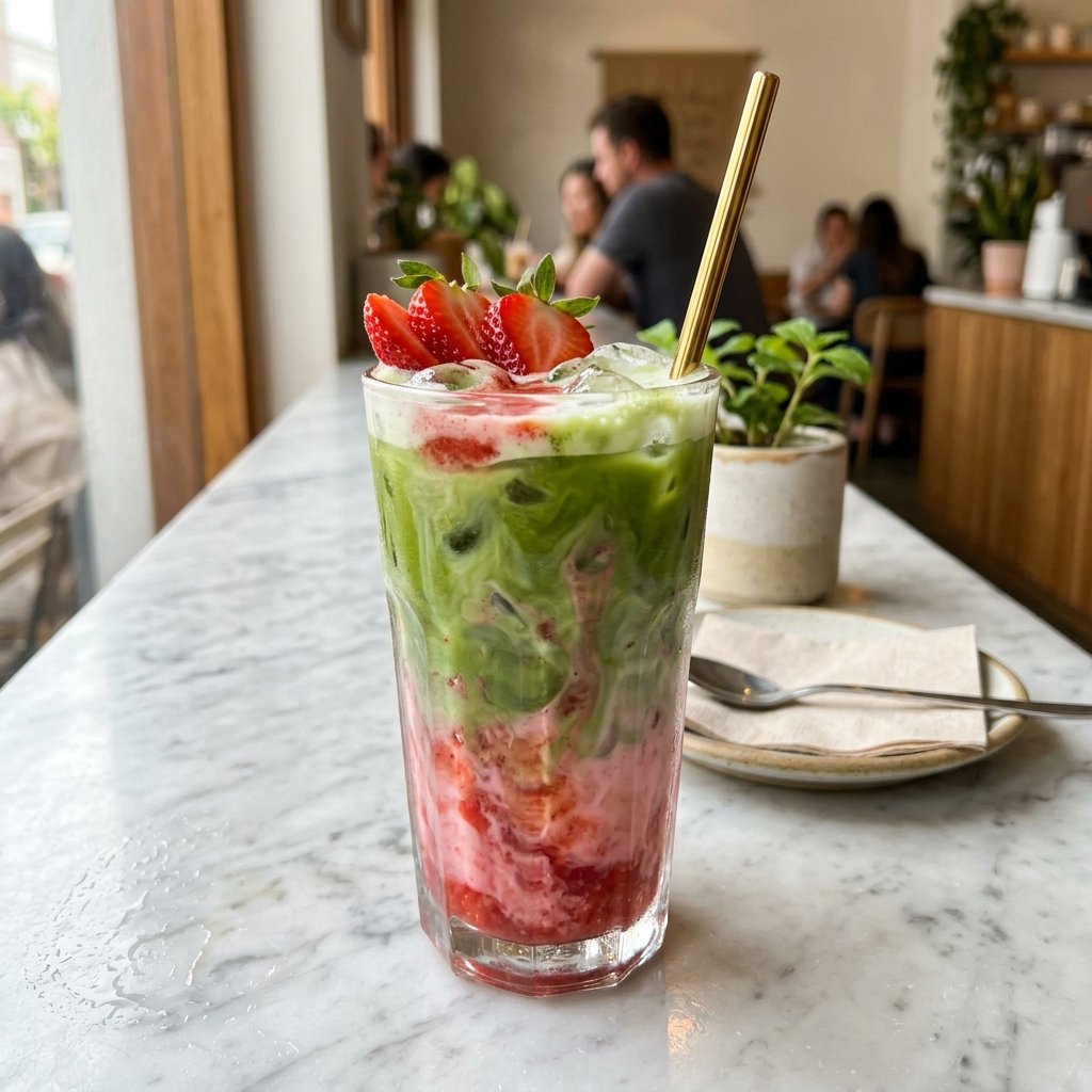 Matcha Strawberry Bliss